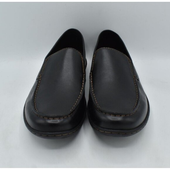 Born Mens Size 9.5 Caleb‎ Black Full Grain Leather Slip On Loafers Shoes main image 8